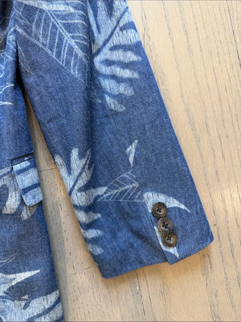 Appaman Blue Floral Print Kids Blazer